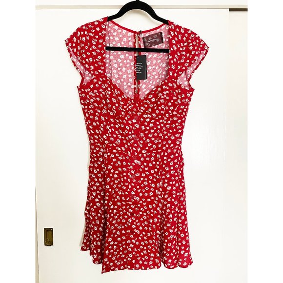 New REFORMATION Cheri Mini dress - Picture 7 of 9